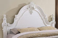 Francione Bed Chrome & Cherry - U&U Home Budget Furniture (Carteret, NJ)