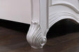 Francione Bed Chrome & Cherry - U&U Home Budget Furniture (Carteret, NJ)
