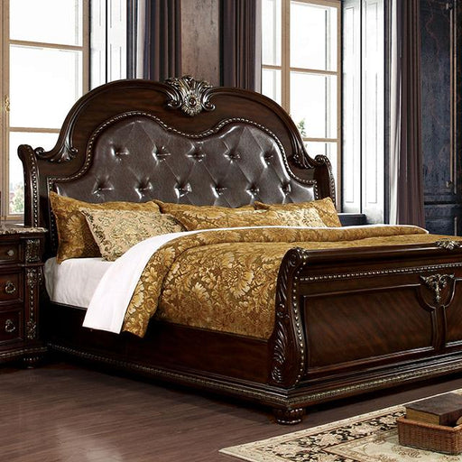 Fromberg Bed Brown - U&U Home Budget Furniture (Carteret, NJ)