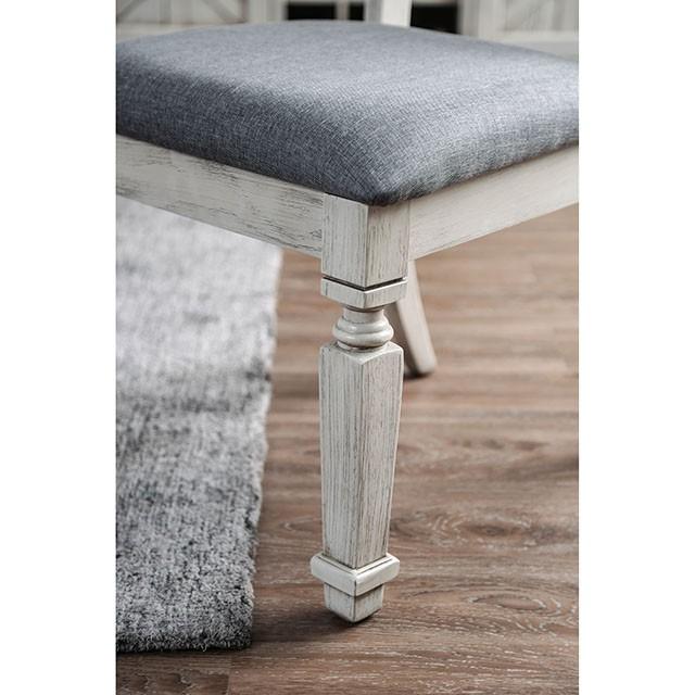 Georgia 6 Pc Dining Table Set with Bench - U&U Home Budget Furniture (Carteret, NJ)