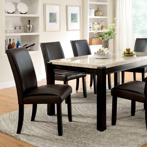 Gladstone 7 Pc Dining Table Set - U&U Home Budget Furniture (Carteret, NJ)