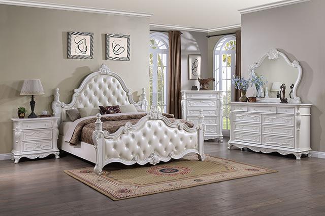 Cremona E.King & Queen Bed - U&U Home Budget Furniture (Carteret, NJ)
