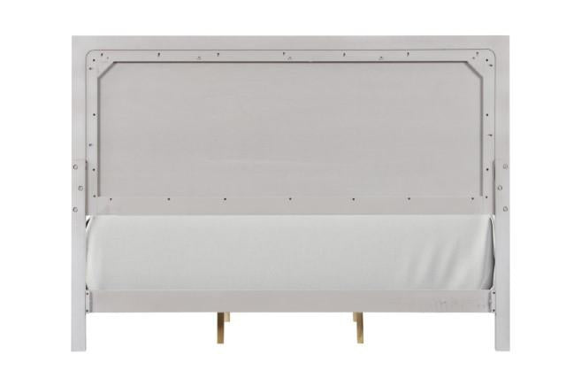 Crowthorne Bed White & Grey - U&U Home Budget Furniture (Carteret, NJ)