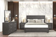 Crowthorne Bed White & Grey - U&U Home Budget Furniture (Carteret, NJ)
