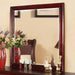Laurelle Mirror Cherry - U&U Home Budget Furniture (Carteret, NJ)