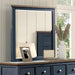 Bed Pinetop Blue & White - U&U Home Budget Furniture (Carteret, NJ)
