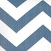 ZOE 18" X 18" Pillow, Blue Chevron (2/CTN) - U&U Home Budget Furniture (Carteret, NJ)