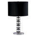 Zoe Black Table Lamp - U&U Home Budget Furniture (Carteret, NJ)
