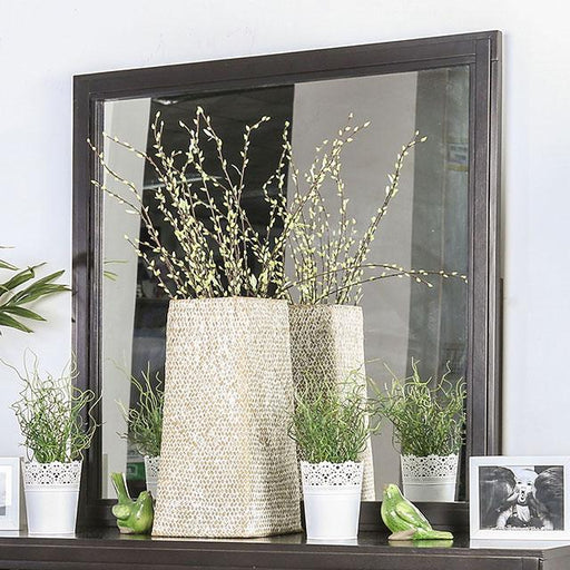Berenice Espresso Mirror - U&U Home Budget Furniture (Carteret, NJ)