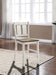 DAKOTA Counter Ht. Chair (2/CTN), A.White/Ash Brown - U&U Home Budget Furniture (Carteret, NJ)