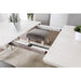Daniella Antique White Dining Table - U&U Home Budget Furniture (Carteret, NJ)
