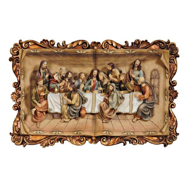 Homili Multi Last Supper Plaque - U&U Home Budget Furniture (Carteret, NJ)