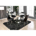Izzy Chrome Round Dining Table - U&U Home Budget Furniture (Carteret, NJ)