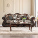 JAMAEL Brown/Espresso Sofa - U&U Home Budget Furniture (Carteret, NJ)