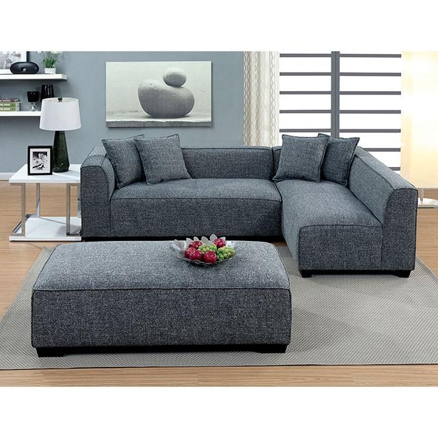 JAYLENE Gray Sectional - U&U Home Budget Furniture (Carteret, NJ)