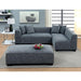 JAYLENE Gray Sectional - U&U Home Budget Furniture (Carteret, NJ)