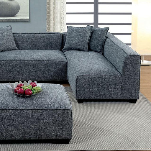 JAYLENE Gray Sectional - U&U Home Budget Furniture (Carteret, NJ)