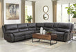 JEROMINUS Sectional, Dark Gray - U&U Home Budget Furniture (Carteret, NJ)