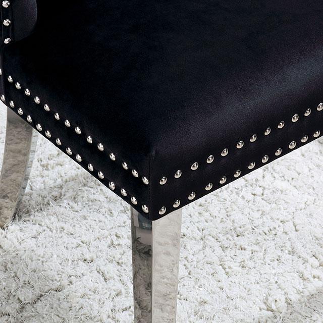 JEWETT Chair, Black (2/CTN) - U&U Home Budget Furniture (Carteret, NJ)