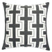 Kari Gray 20" X 20" Pillow, Gray - U&U Home Budget Furniture (Carteret, NJ)