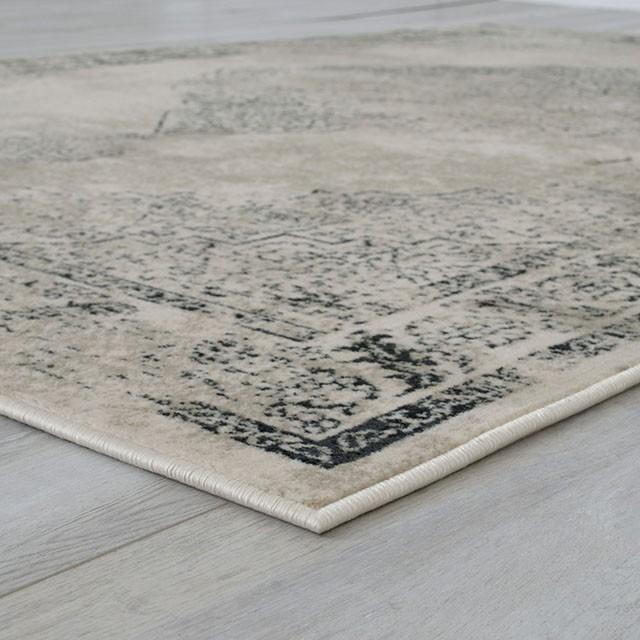 Kozlu Beige 5' X 7' Area Rug - U&U Home Budget Furniture (Carteret, NJ)