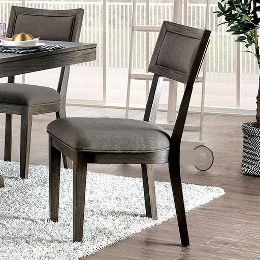 Leeds Gray Side Chair - U&U Home Budget Furniture (Carteret, NJ)