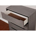 Lennart Gray Chest - U&U Home Budget Furniture (Carteret, NJ)