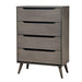 Lennart Gray Chest - U&U Home Budget Furniture (Carteret, NJ)