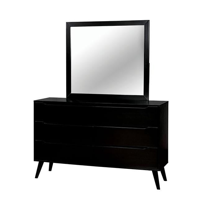 LENNART II Black Dresser - U&U Home Budget Furniture (Carteret, NJ)