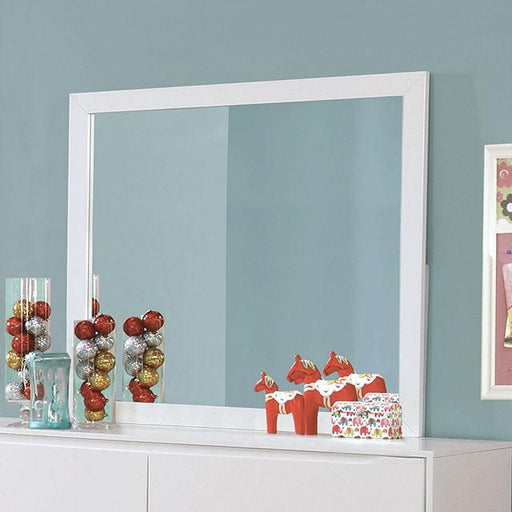 LENNART II White Mirror - U&U Home Budget Furniture (Carteret, NJ)