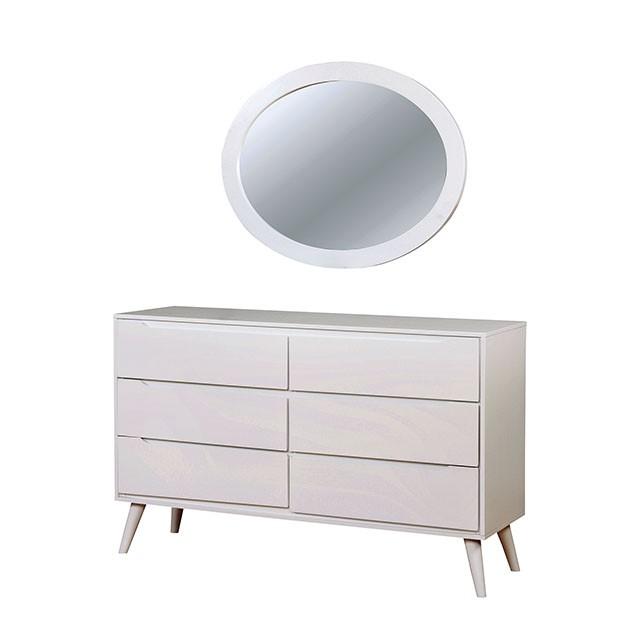 LENNART II White Dresser - U&U Home Budget Furniture (Carteret, NJ)