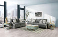 LEYTONSTONE Loveseat, Gray - U&U Home Budget Furniture (Carteret, NJ)