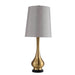 Lia Gold 13"H Table Lamp - U&U Home Budget Furniture (Carteret, NJ)