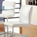 LODIA II White Counter Ht. Chair - U&U Home Budget Furniture (Carteret, NJ)