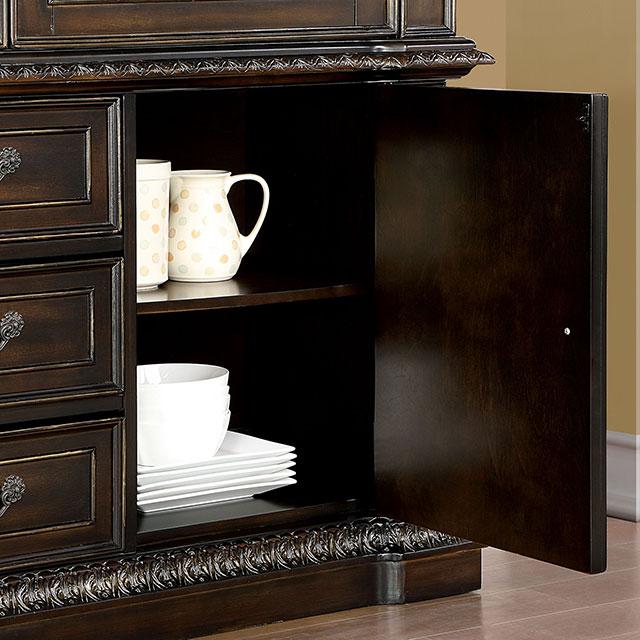 LOMBARDY Hutch & Buffet - U&U Home Budget Furniture (Carteret, NJ)