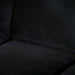LOMMA Black Ottoman - U&U Home Budget Furniture (Carteret, NJ)