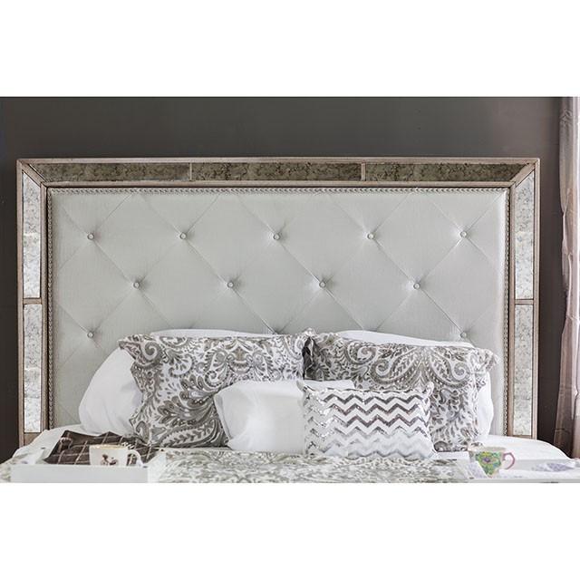 LORAINE Cal.King, E.King, & Queen Bed - U&U Home Budget Furniture (Carteret, NJ)