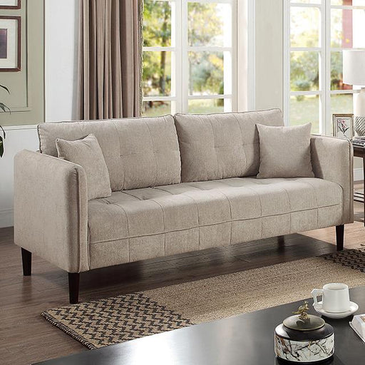 LYNDA Sofa w/ Pillows, Light Gray - U&U Home Budget Furniture (Carteret, NJ)