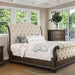 LYSANDRA Beige/Rustic Natural Tone Cal.King, E.King, & Queen Bed - U&U Home Budget Furniture (Carteret, NJ)