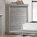 MADDIE Chest, Silver - U&U Home Budget Furniture (Carteret, NJ)
