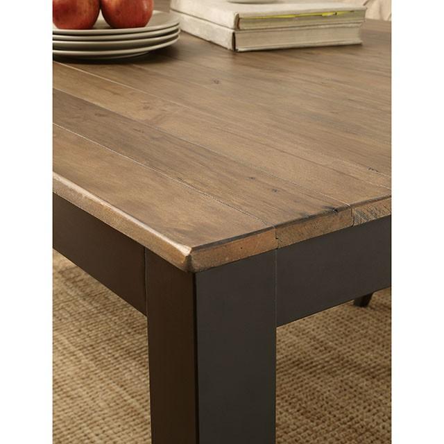 MARSHALL Rustic Oak Dining Table - U&U Home Budget Furniture (Carteret, NJ)