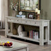 Meadow Antique White Sofa Table - U&U Home Budget Furniture (Carteret, NJ)