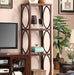 Melville Cherry Pier Cabinet - U&U Home Budget Furniture (Carteret, NJ)