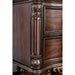 Menodora Brown Cherry Cal.King, E.King, Queen Bed - U&U Home Budget Furniture (Carteret, NJ)