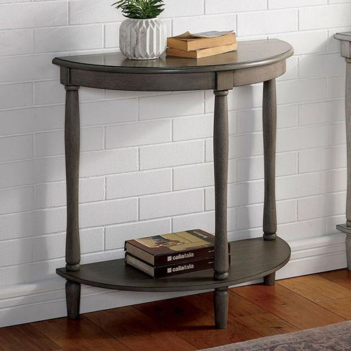 MENTON Side Table, Antq. Gray - U&U Home Budget Furniture (Carteret, NJ)