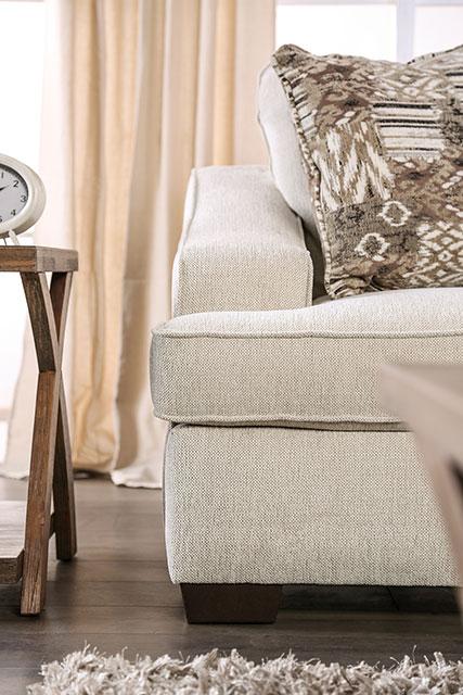 MORNINGTON Sectional, Ivory/Brown - U&U Home Budget Furniture (Carteret, NJ)