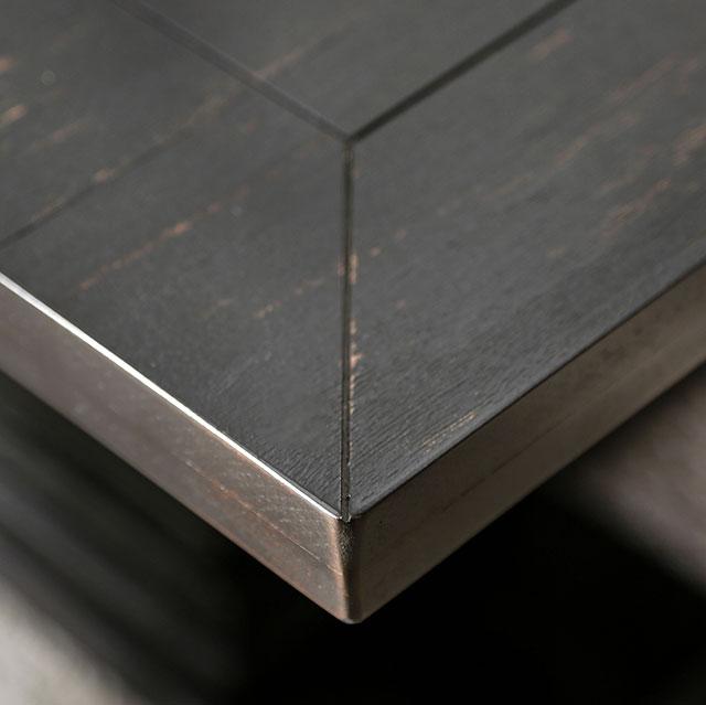 Nerissa Antique Black Dining Table - U&U Home Budget Furniture (Carteret, NJ)