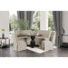 NERISSA Antique Black Round Table, Antique Black - U&U Home Budget Furniture (Carteret, NJ)