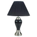 Niki Black Table Lamp (6/CTN) - U&U Home Budget Furniture (Carteret, NJ)