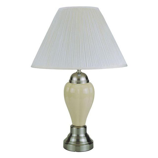 Niki Ivory Table Lamp (6/CTN) - U&U Home Budget Furniture (Carteret, NJ)